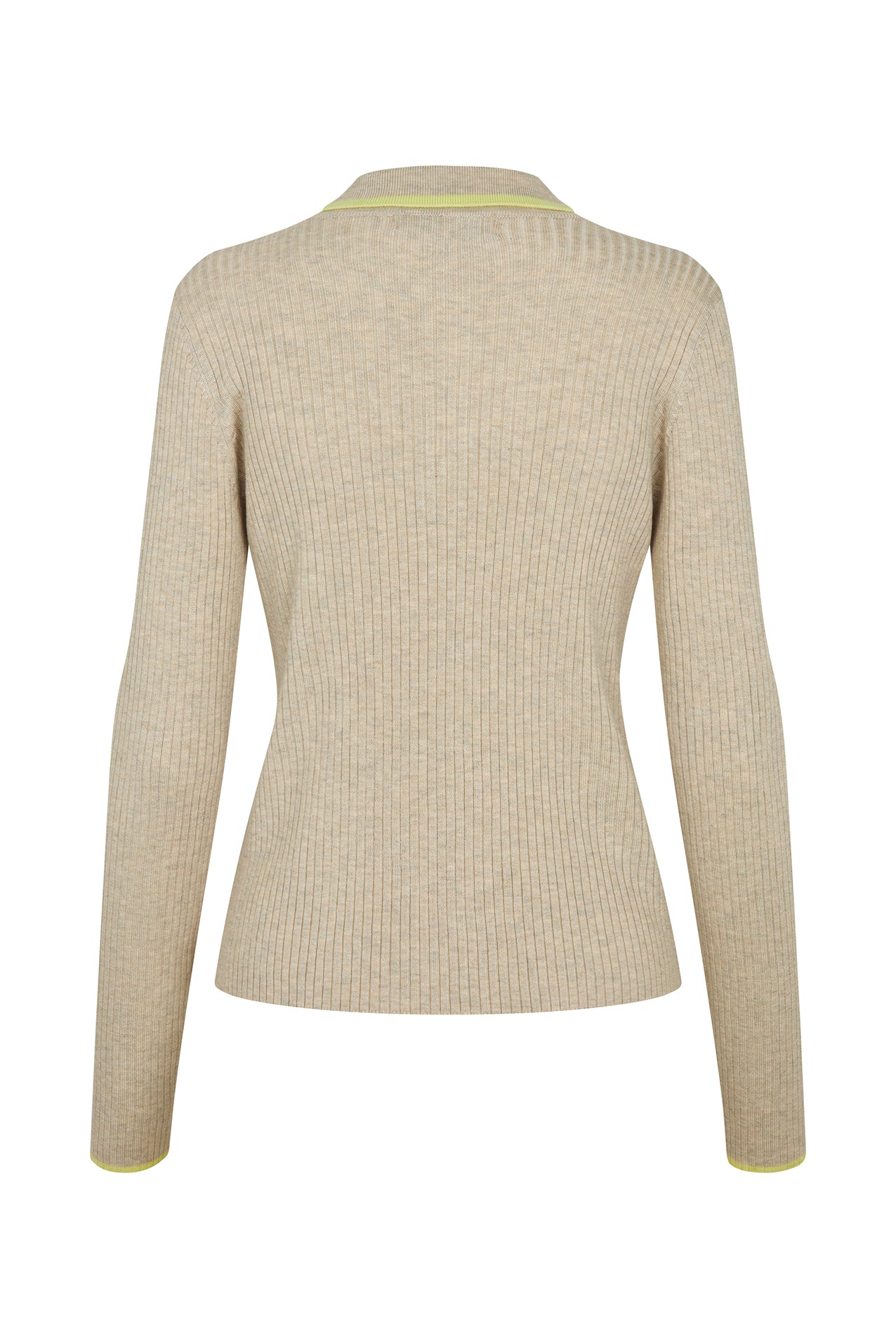 Lollys Laundry JulioLL Strik Polo Jumper 08 Beige