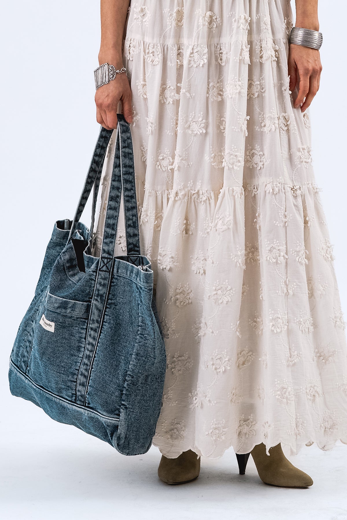 Lollys Laundry JuniperLL Shopper Bag Blå denim