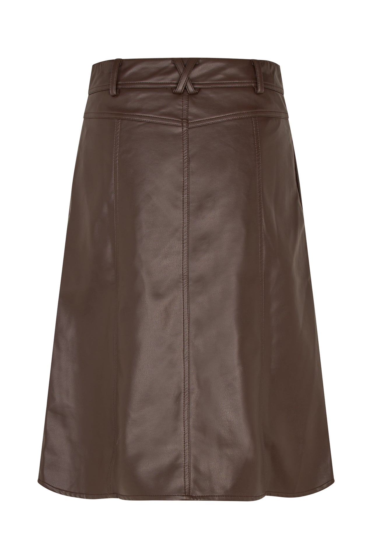 Lollys Laundry KatelynLL Midi Nederdel Skirt 59 Brown