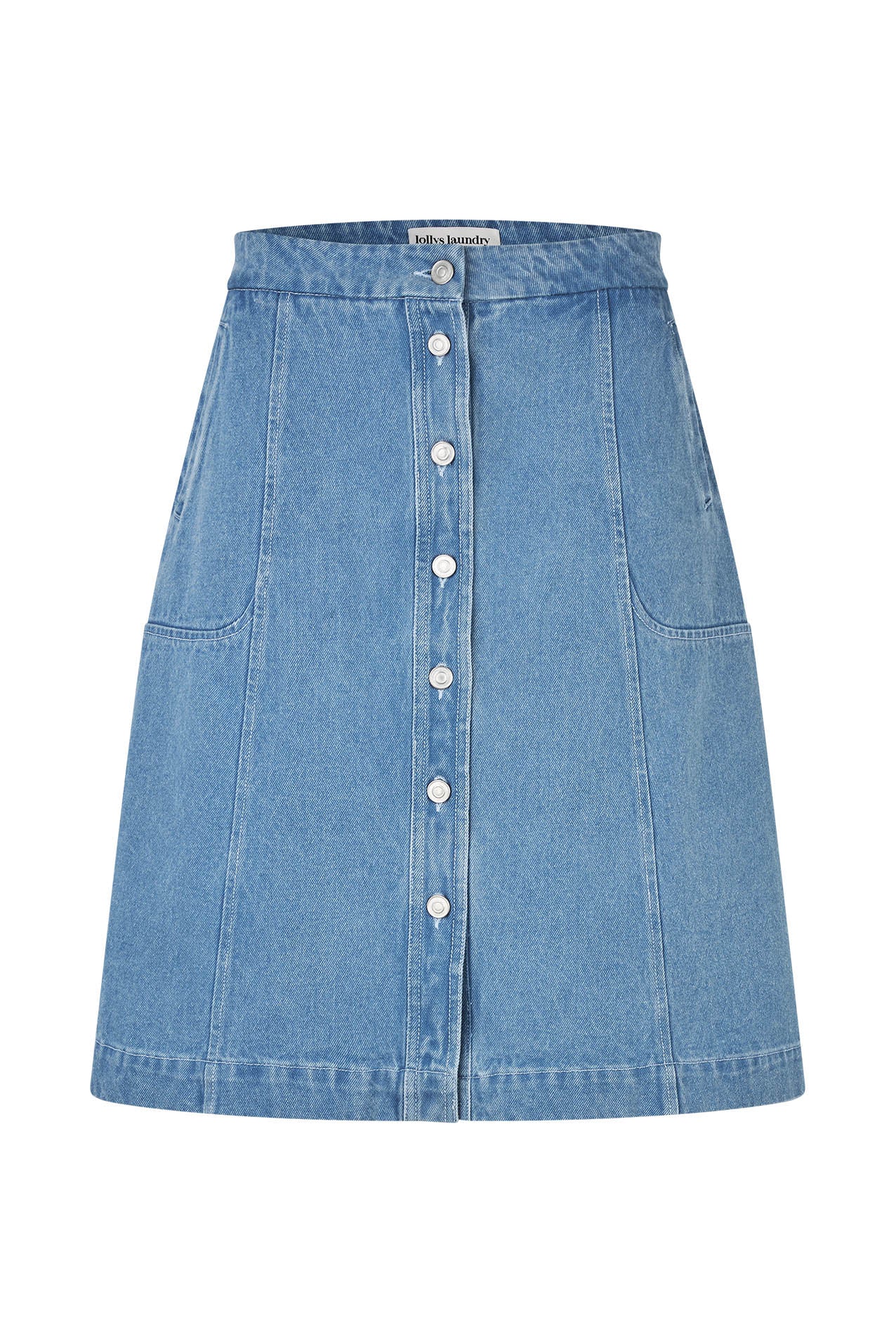 KayLL midi Nederdel - Washed Denim