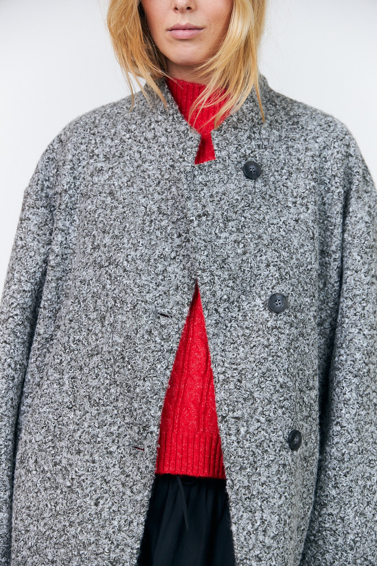 Lollys Laundry KayaLL Frakke Outerwear Grå Melange