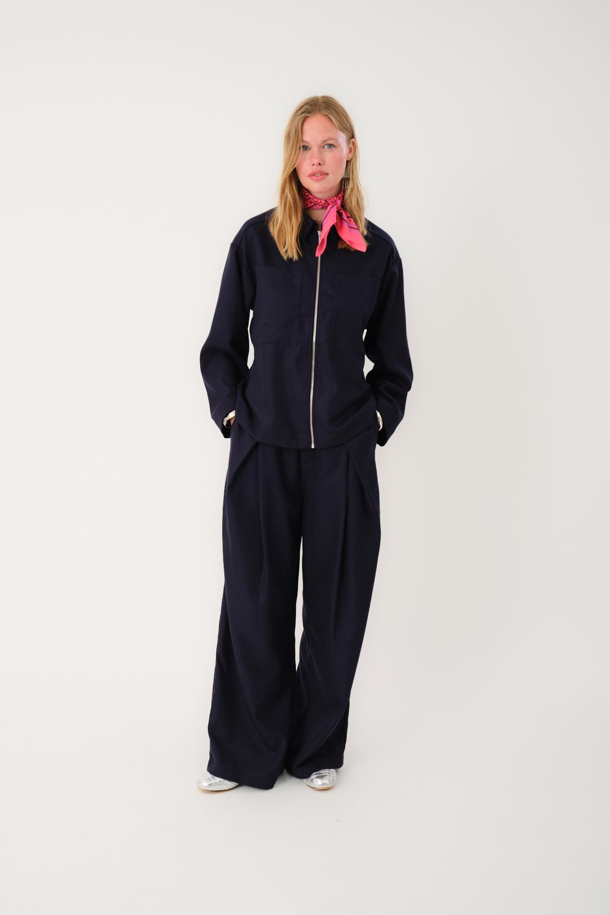 Lollys Laundry KhaiLL Jakke Jacket Mørkeblå