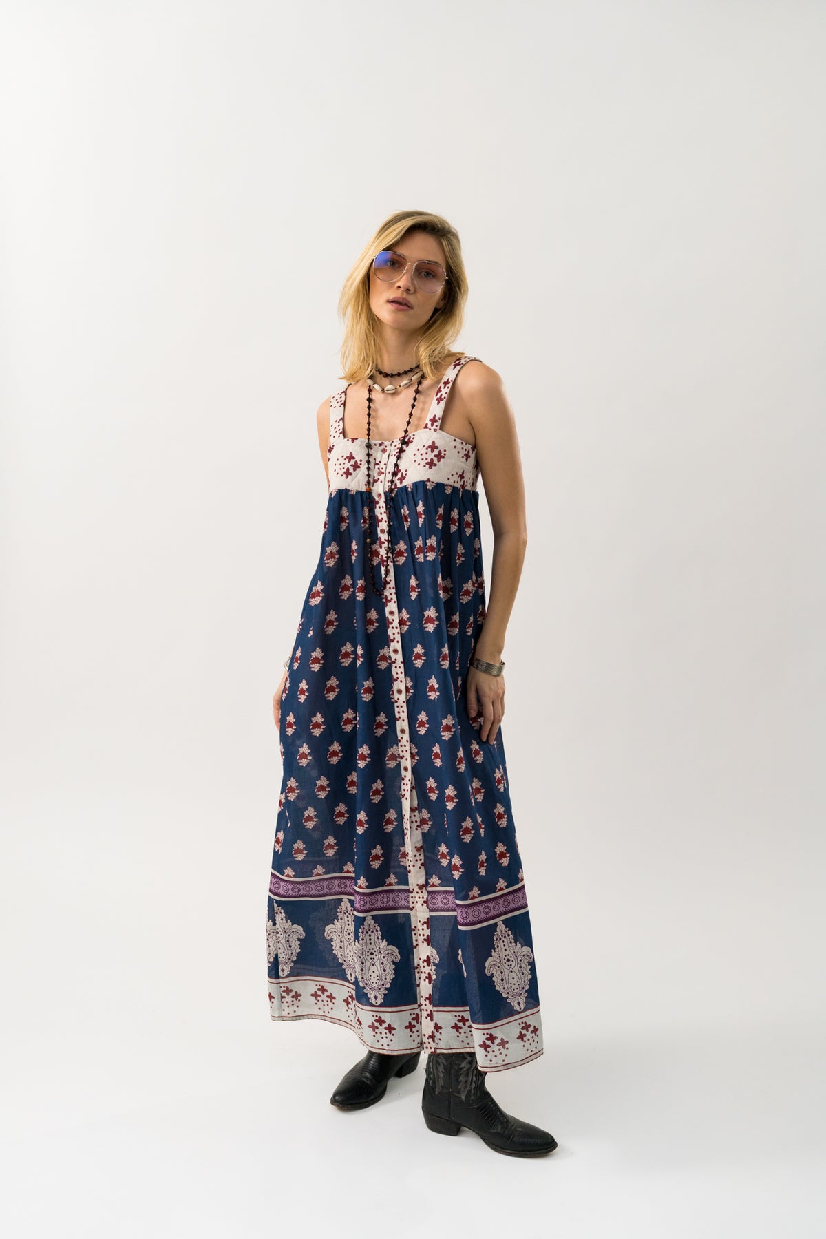 Lollys Laundry KiaLL Maxi Kjole Dress Mørkeblå