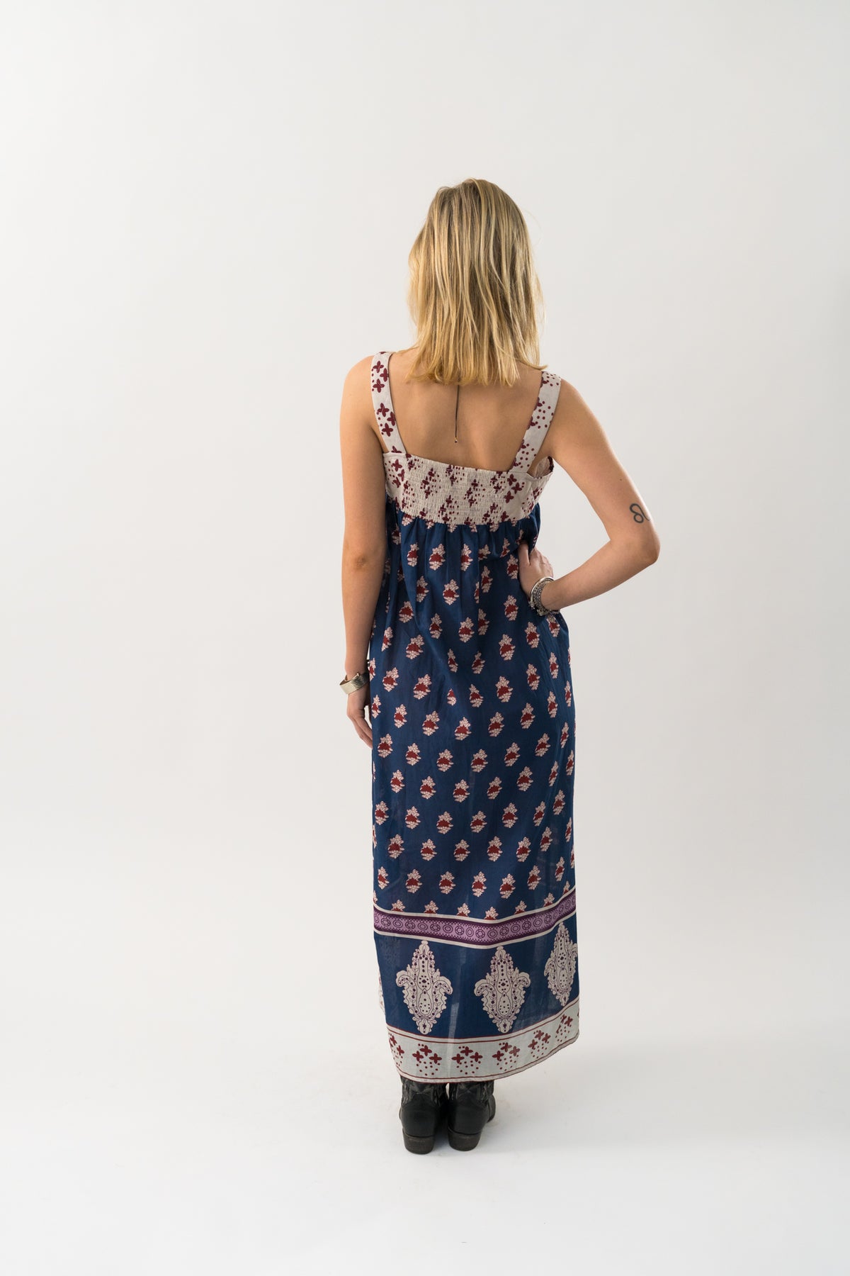 Lollys Laundry KiaLL Maxi Kjole Dress Mørkeblå