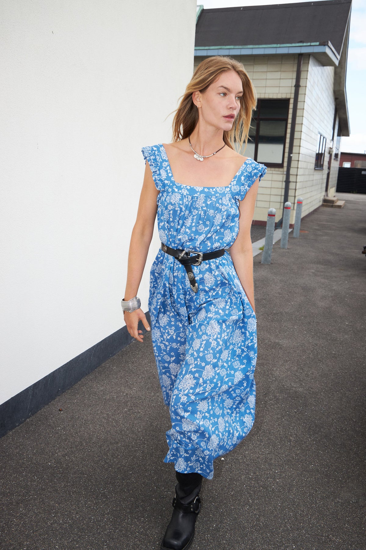 Lollys Laundry KiraLL Kjole Dress Blå