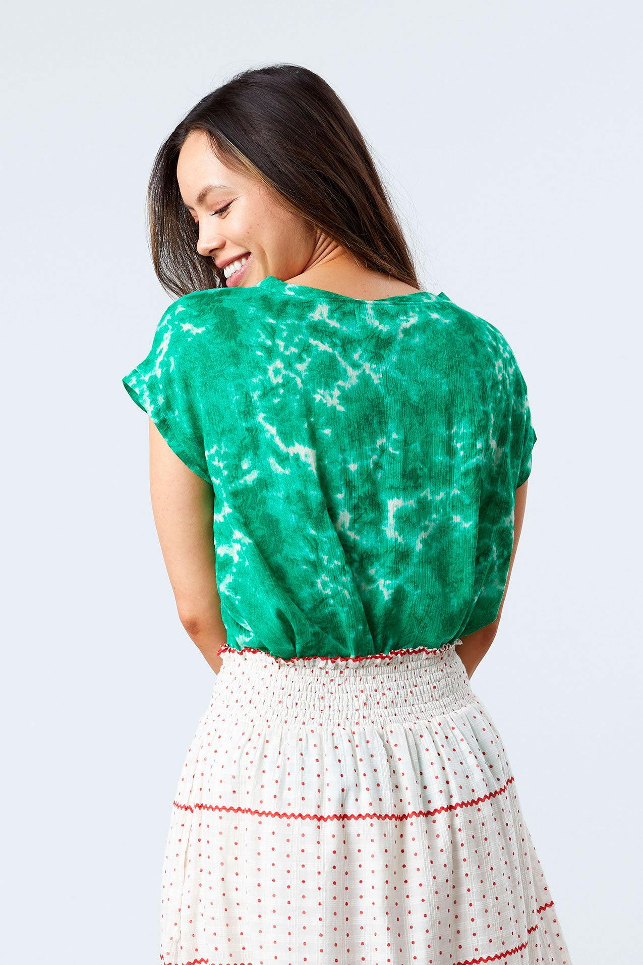 Lollys Laundry Krystal Top Top 40 Green