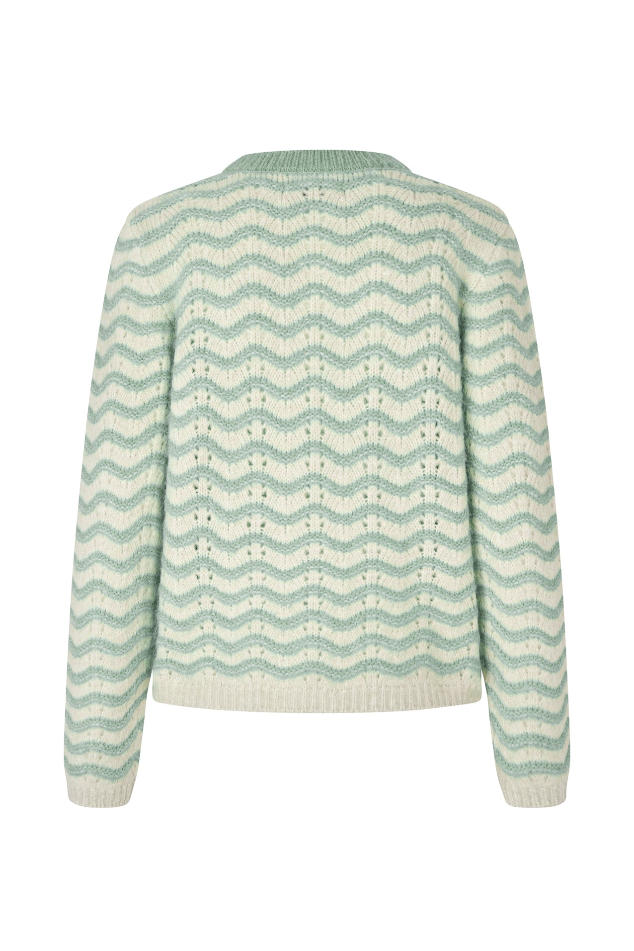 Lollys Laundry LanoLL Strik Pullover Jumper 49 Dusty Green