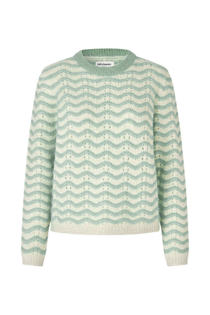Lollys Laundry LanoLL Strik Pullover Jumper 49 Dusty Green