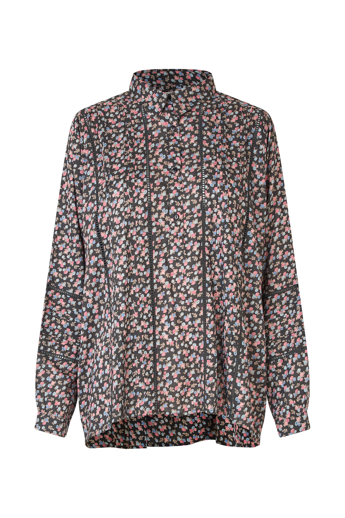 Lollys Laundry LariLL Bluse Shirt Vasket sort