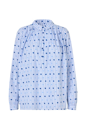 Lollys Laundry LariLL Skjorte Shirt Mørkeblå