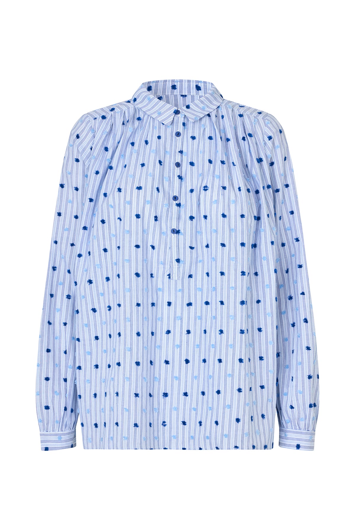 Lollys Laundry LariLL Skjorte Shirt Mørkeblå