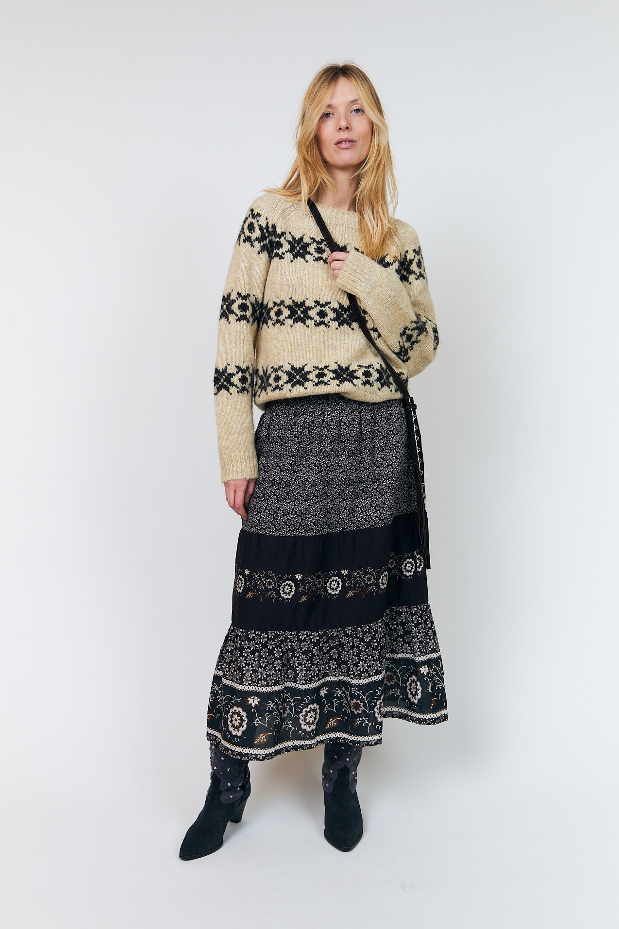 Lollys Laundry LattieLL Strik Jumper Creme
