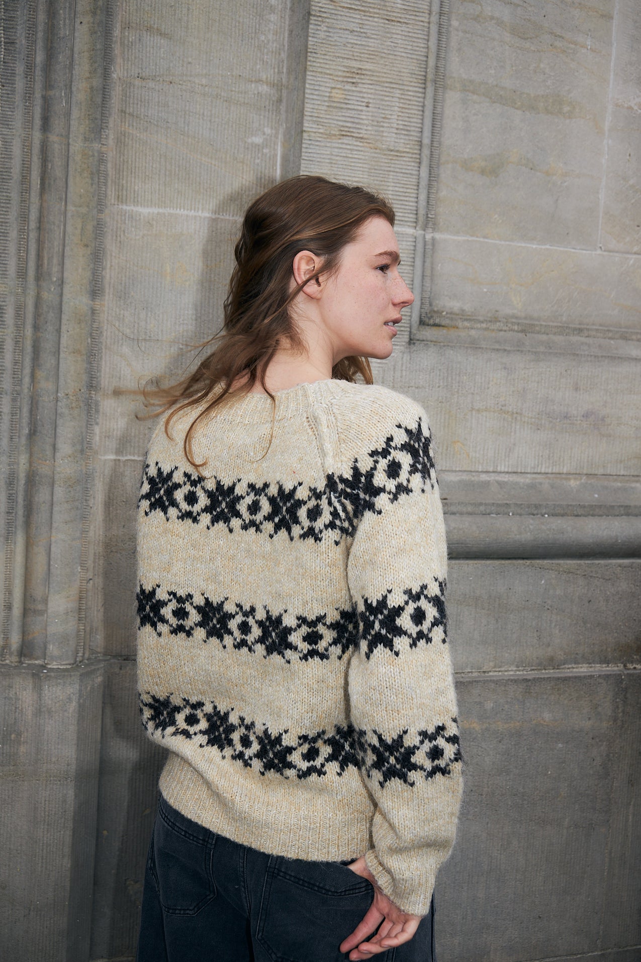 Lollys Laundry LattieLL Strik Jumper Creme