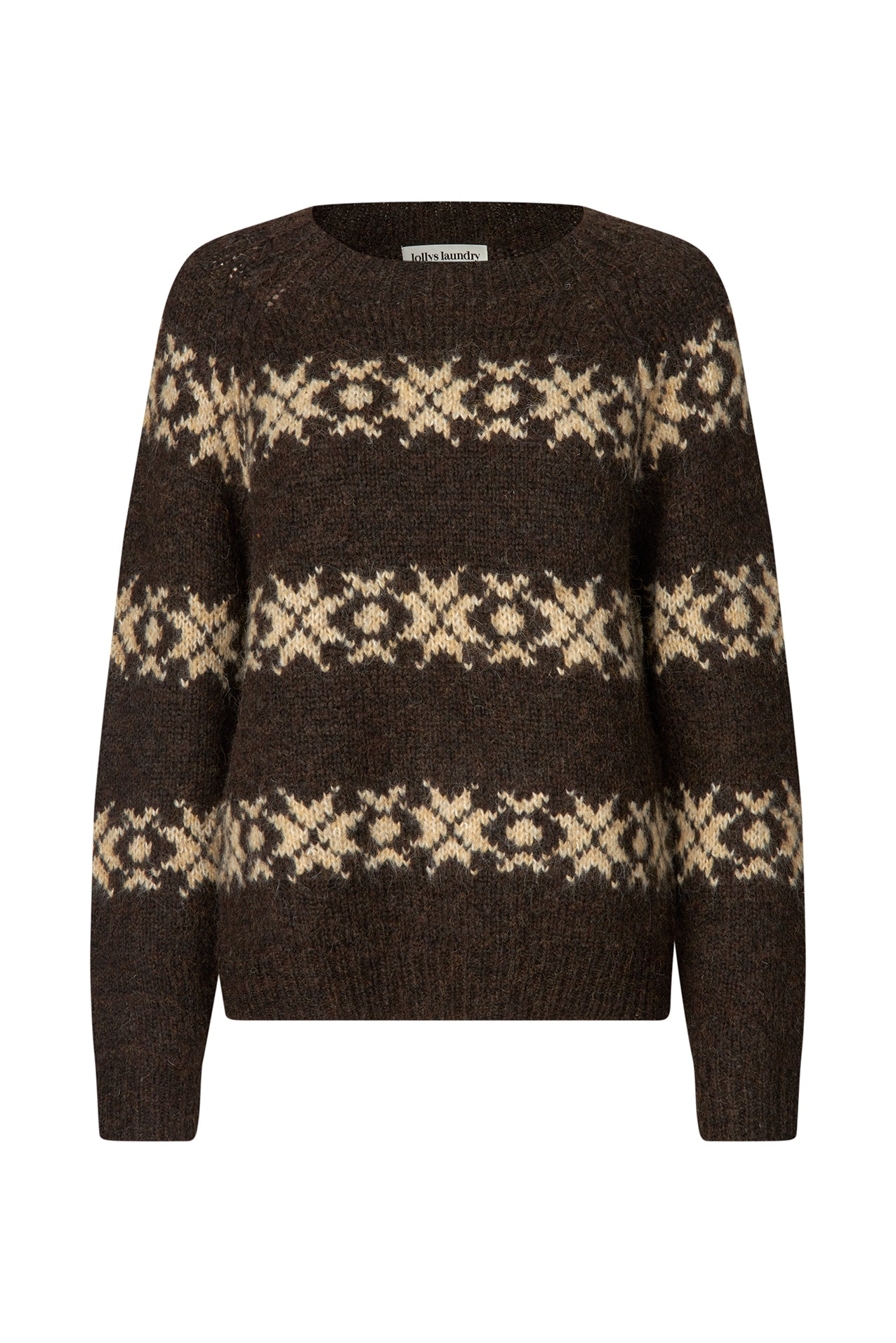 Lollys Laundry LattieLL Strik Jumper Mørkebrun