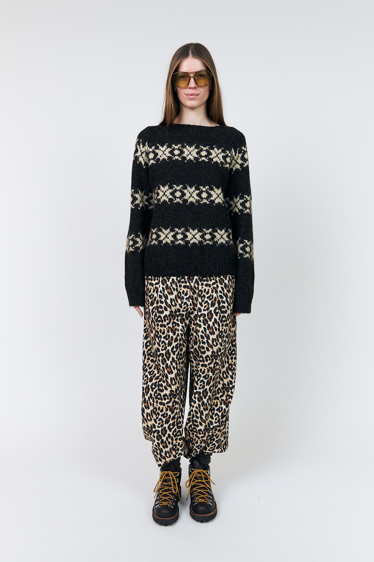 Lollys Laundry LattieLL Strik Jumper Mørkebrun
