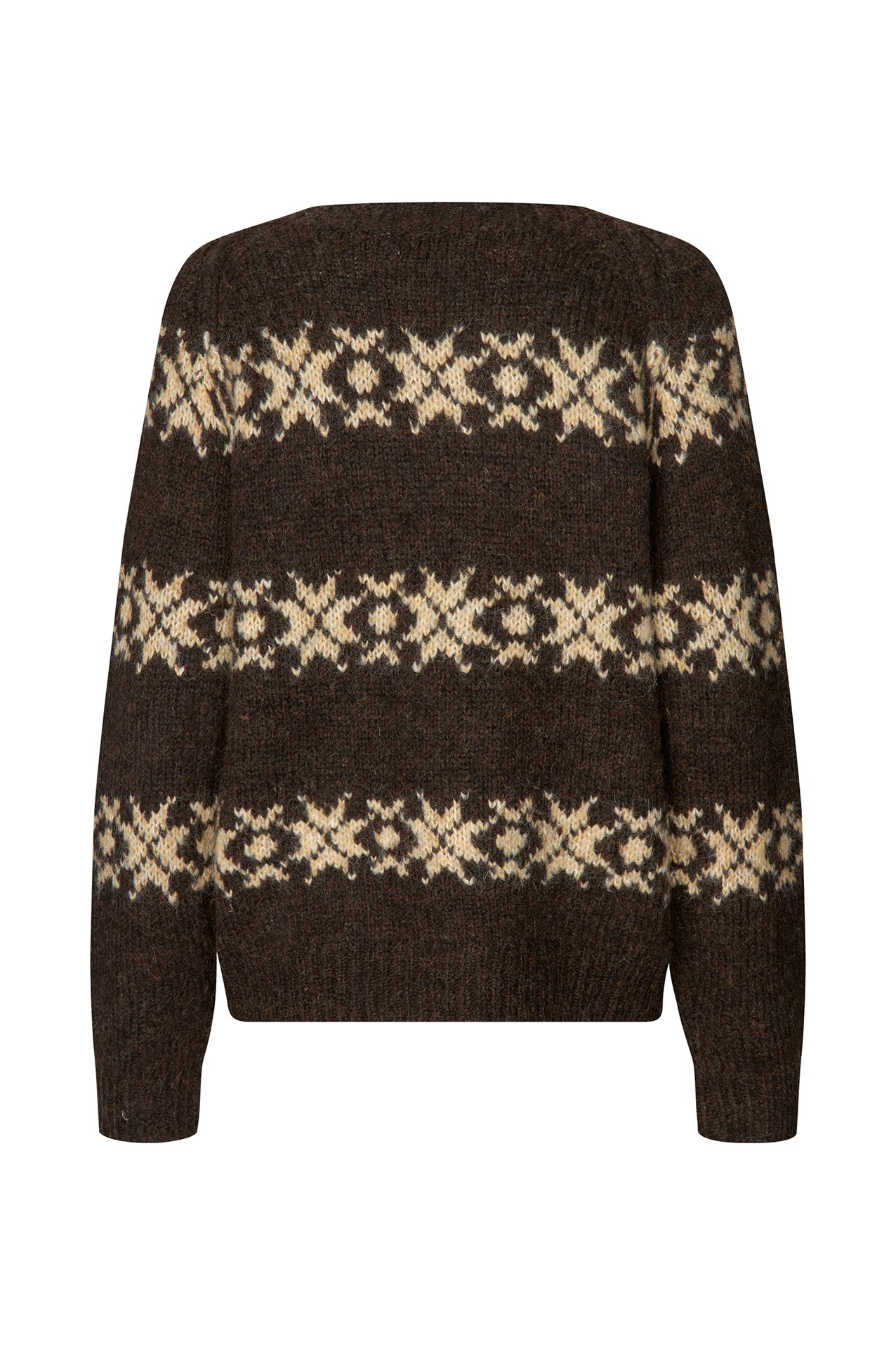 Lollys Laundry LattieLL Strik Jumper Mørkebrun