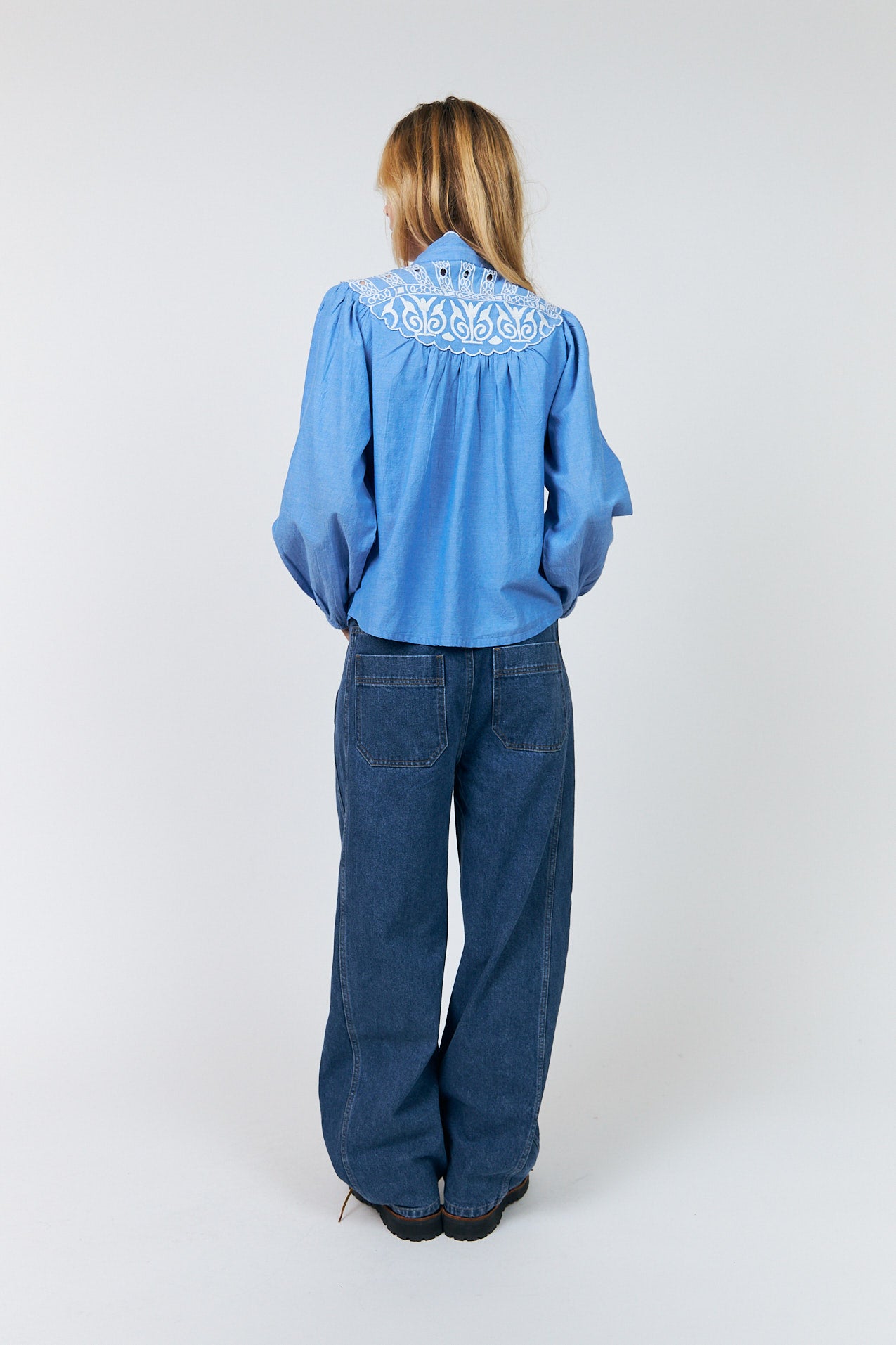 Lollys Laundry LiaLL Skjorte Shirt Blå