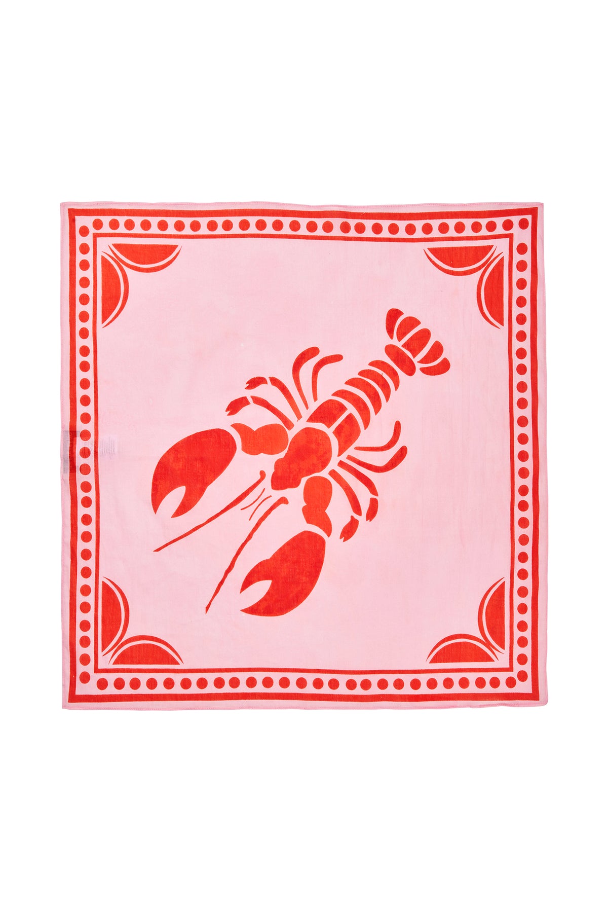 Lollys Laundry LibbyLL Hummer Tørklæde Scarf Rød
