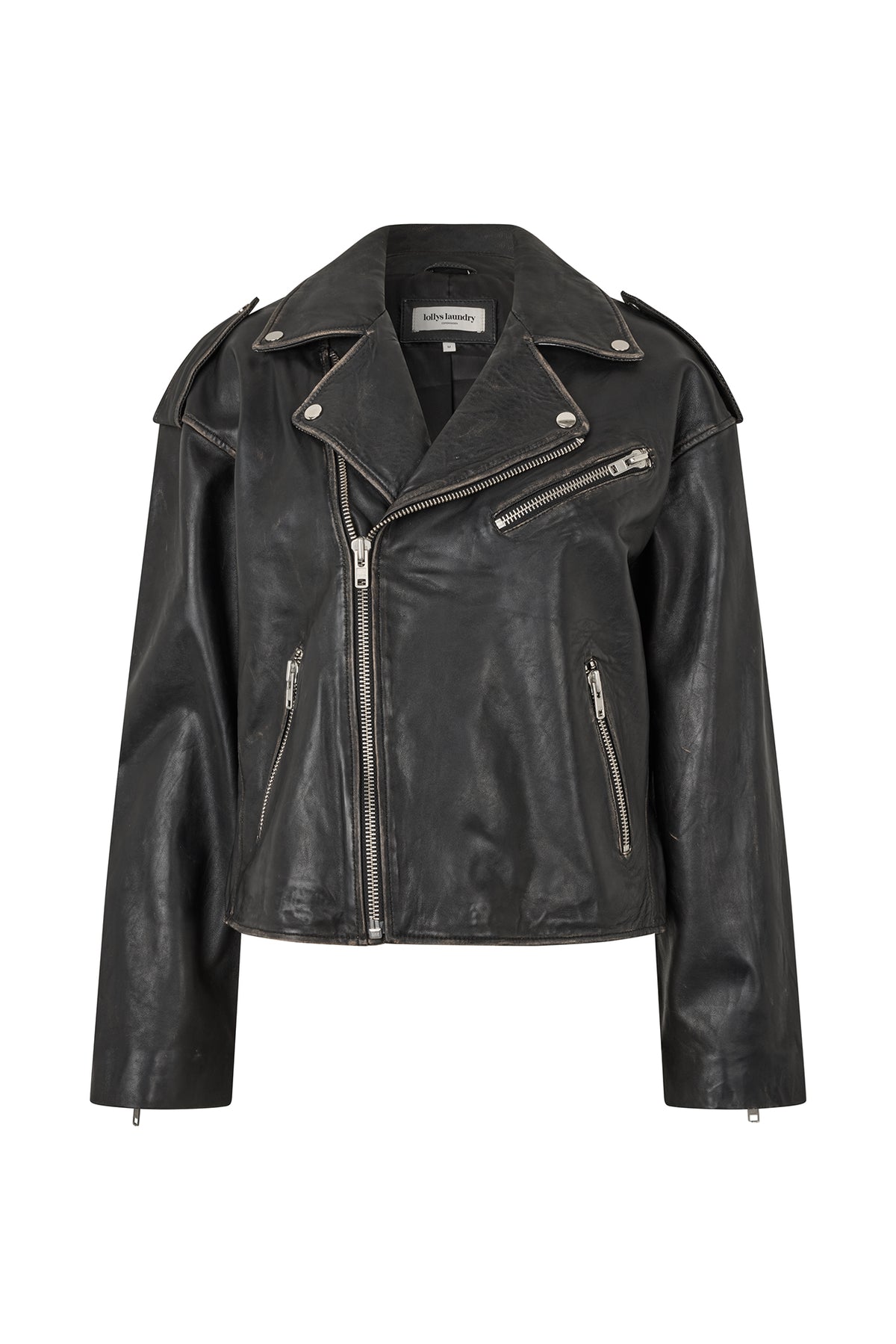 Lollys Laundry LilLL Leather  Jacket Jacket Sort