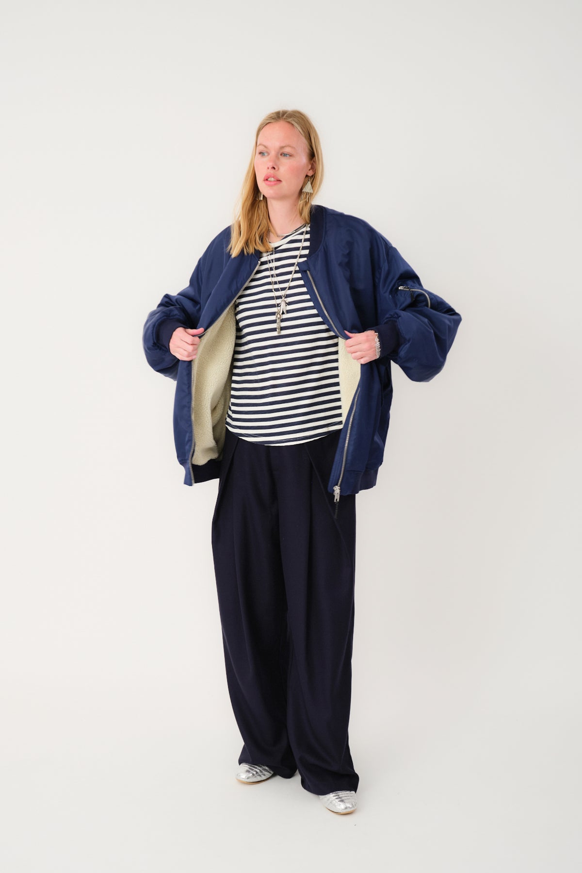 LilaLL Bomber Jakke - Navy