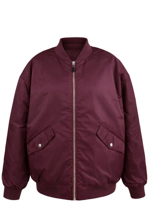 Lollys Laundry LilaLL Bomber Jakke Outerwear Bordeaux