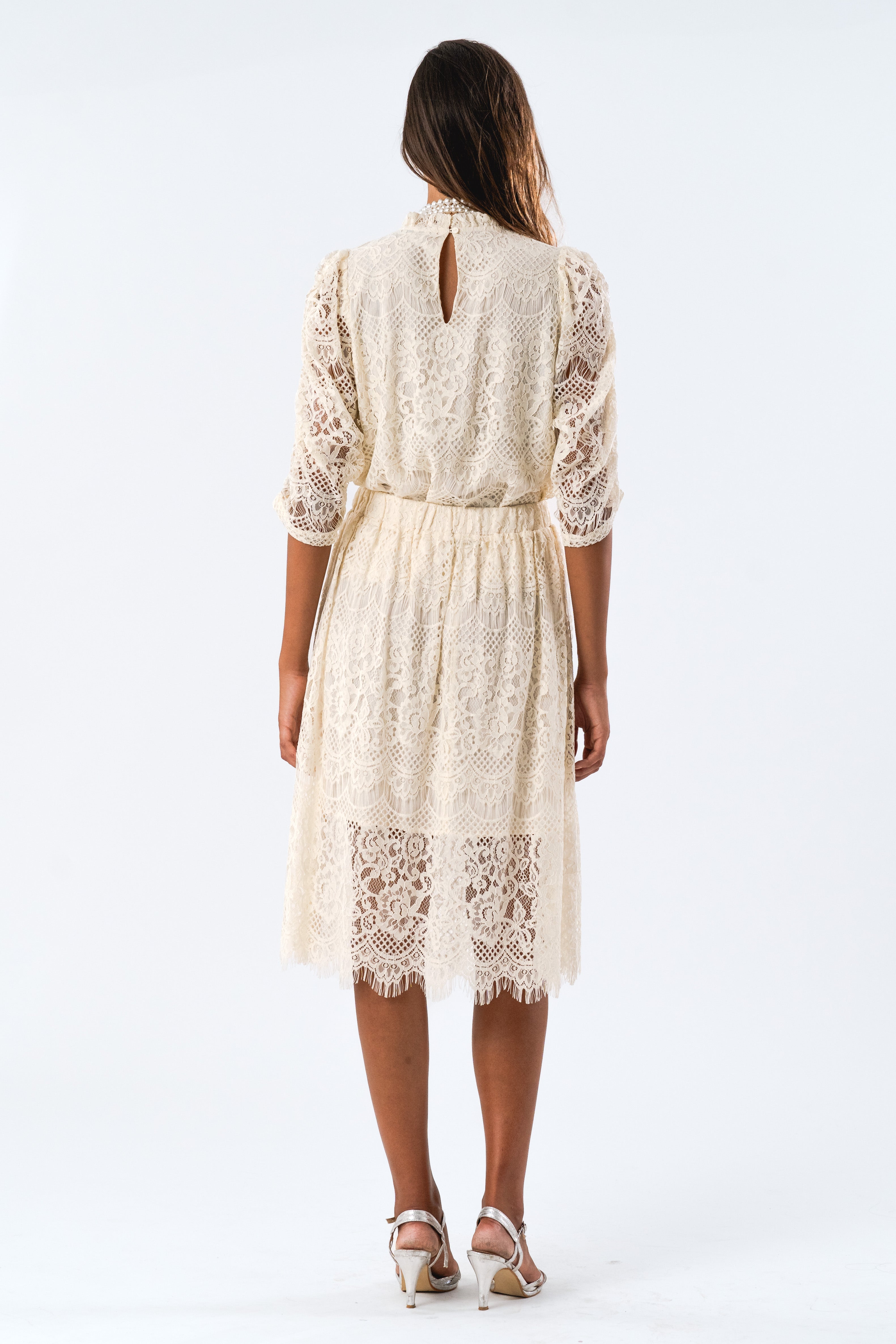 Lollys Laundry LilouLL Blouse 3/4 Blouse Creme