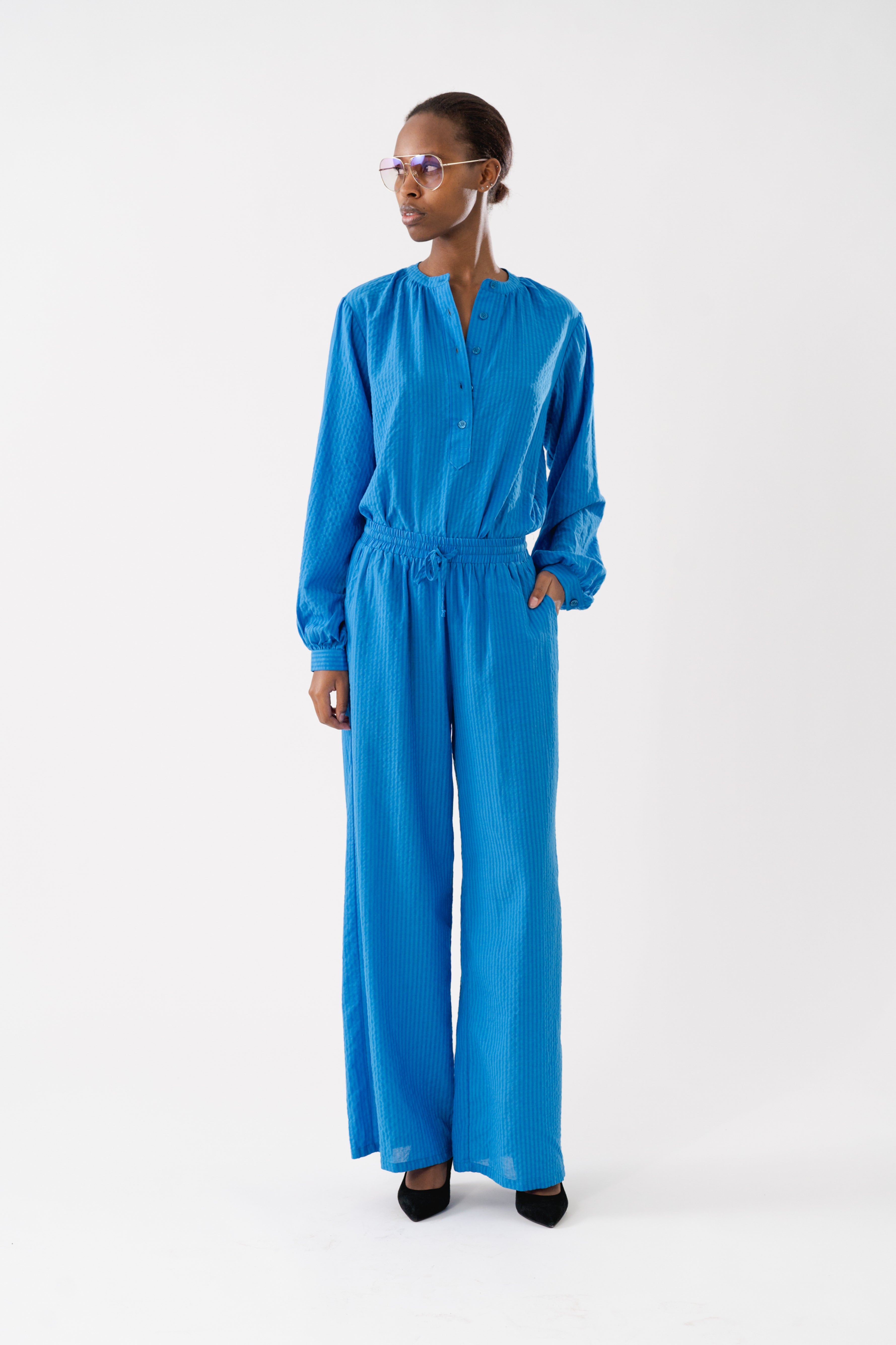 LimaLL Shirt LS - Blue