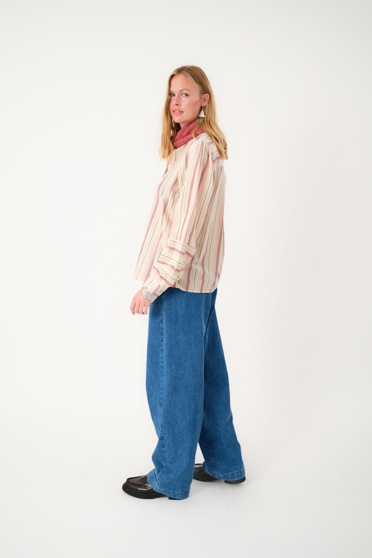 Lollys Laundry LinaLL Skjorte Shirt Støvet rosa
