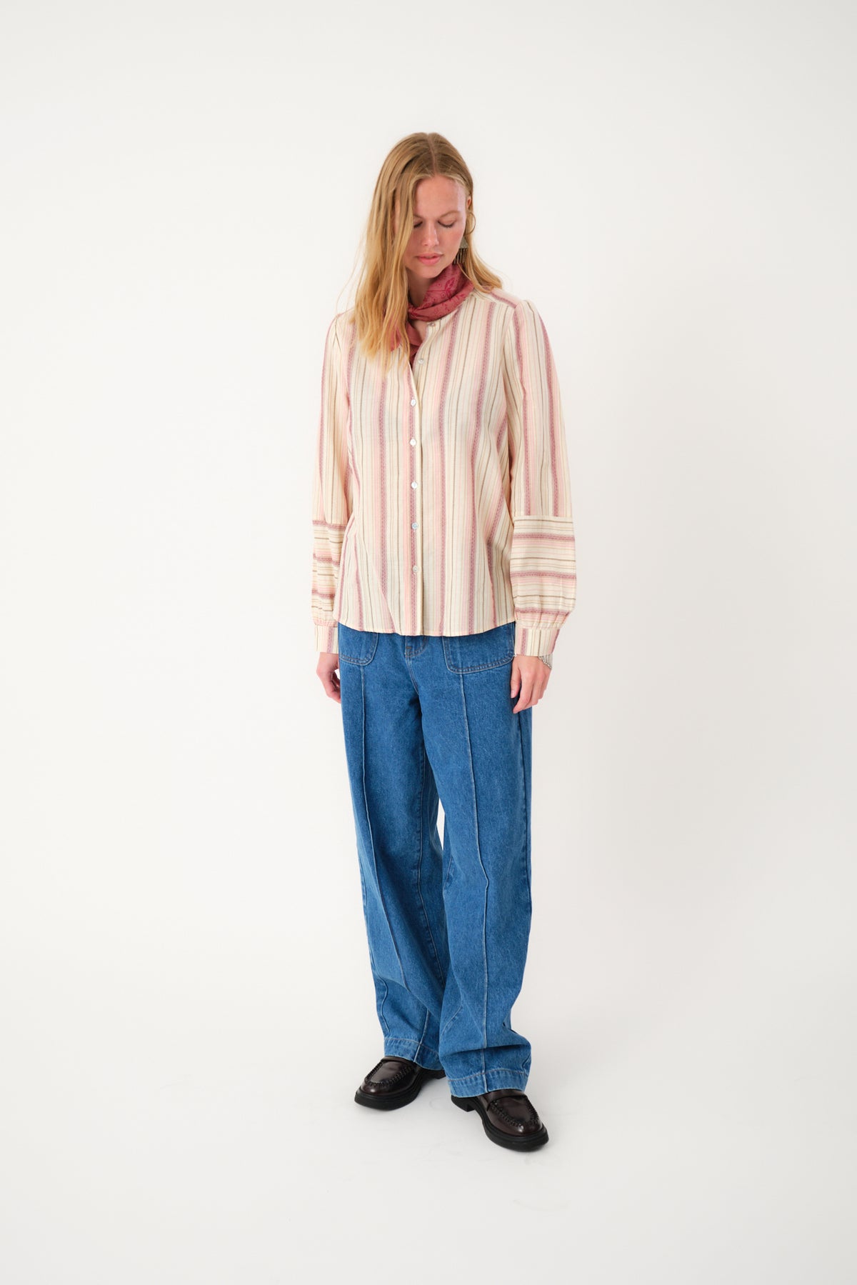 Lollys Laundry LinaLL Skjorte Shirt Støvet rosa