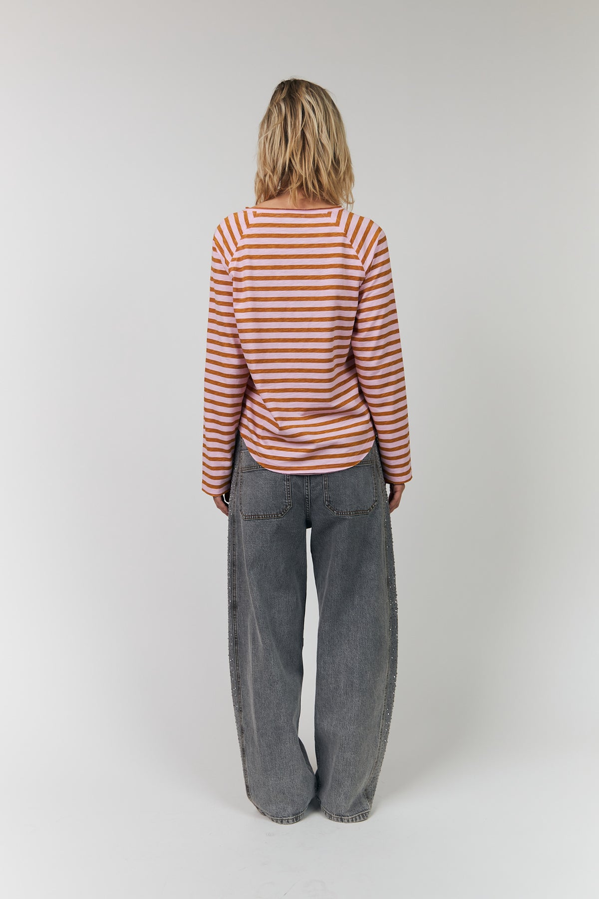 Lollys Laundry LivaLL langærmet T-Shirt T-shirt Lyserød