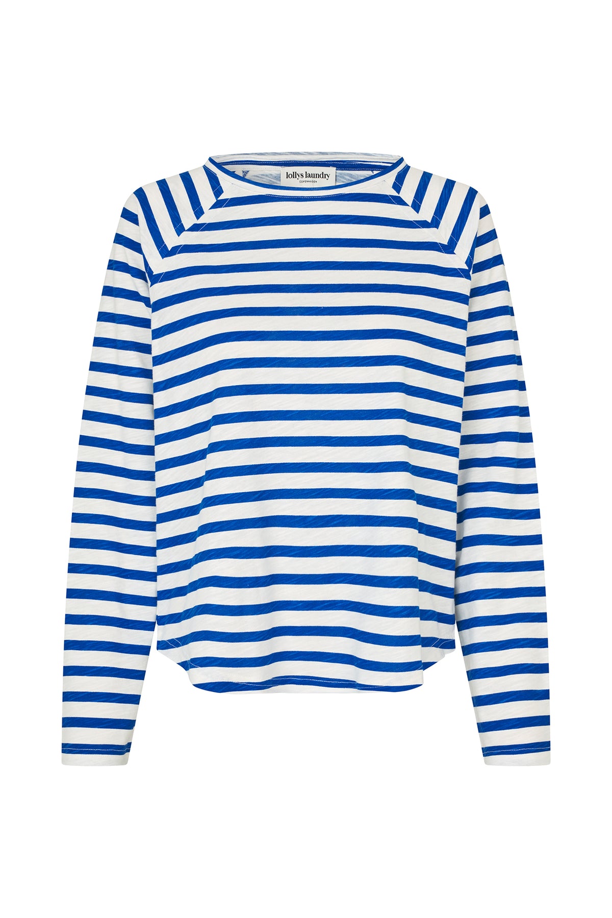 Lollys Laundry LivaLL langærmet T-Shirt T-shirt Neon blå