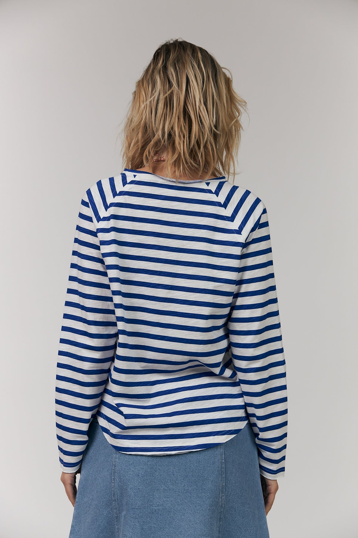 Lollys Laundry LivaLL langærmet T-Shirt T-shirt Neon blå