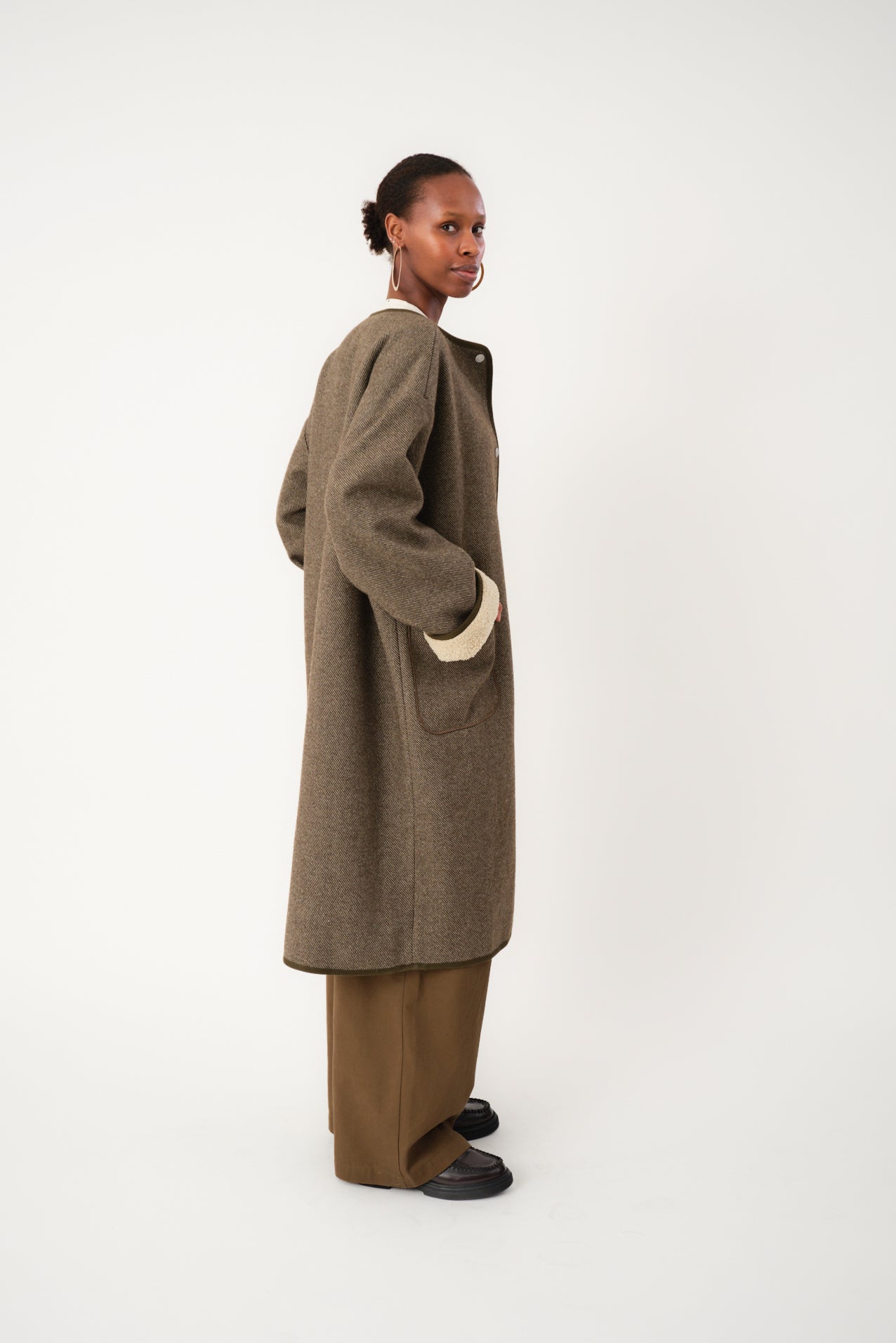 Lollys Laundry LockerbieLL Frakke Outerwear 87 Dark Mokka