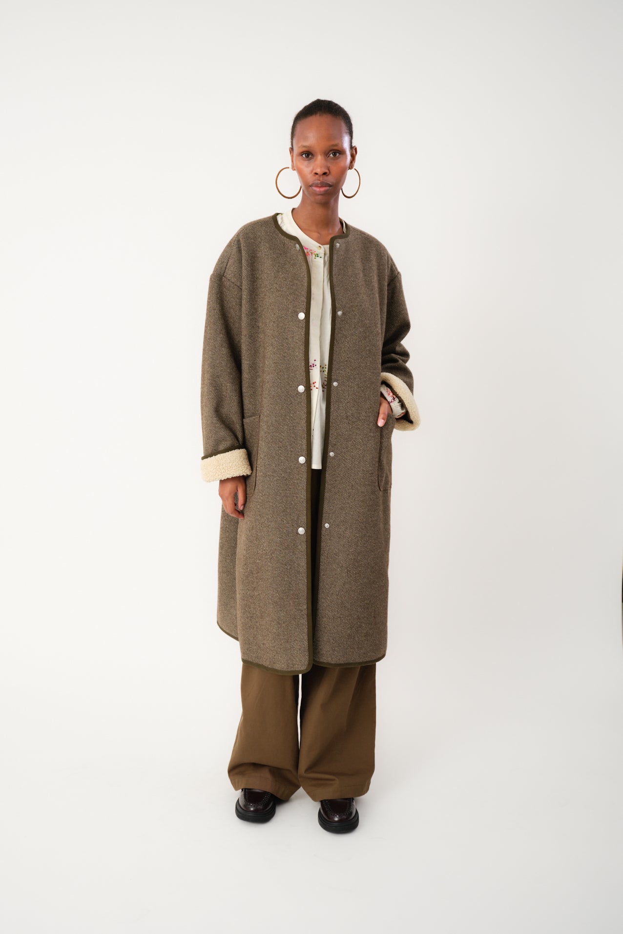 Lollys Laundry LockerbieLL Frakke Outerwear 87 Dark Mokka