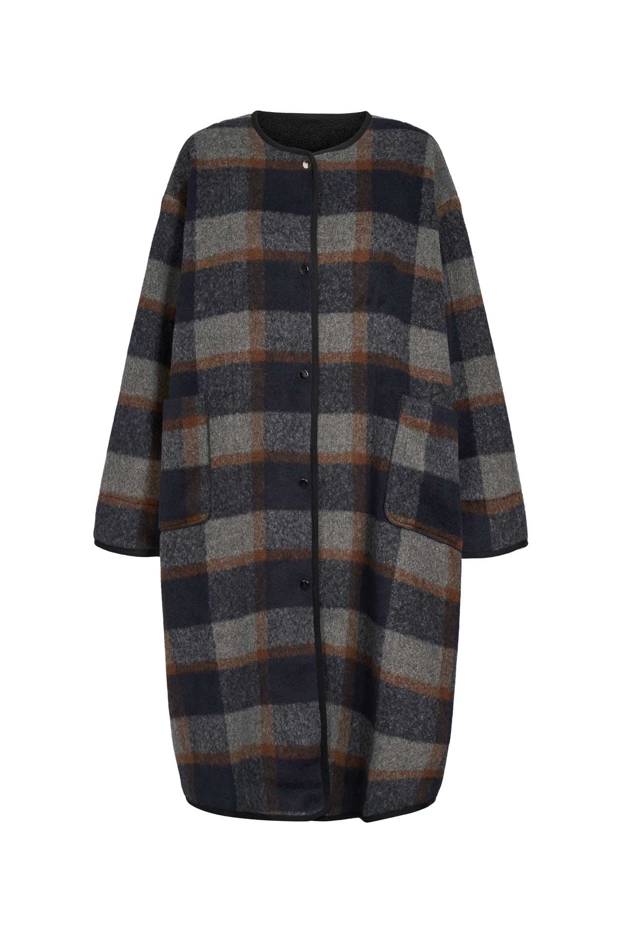 Lollys Laundry Lockerbie Coat Jacket 79 Check Print