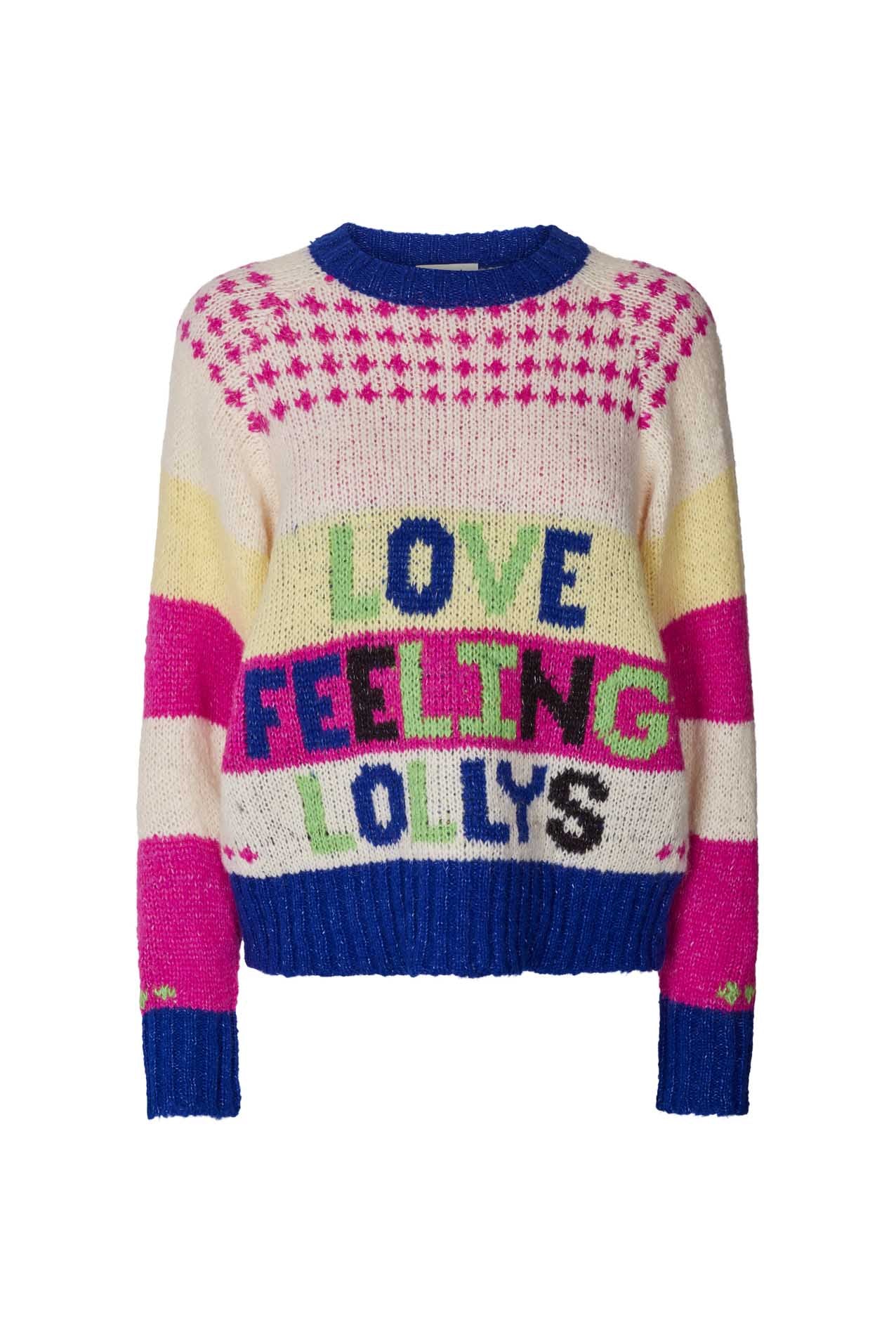 Lollys Laundry Logo Knit Jumper 70 Multi