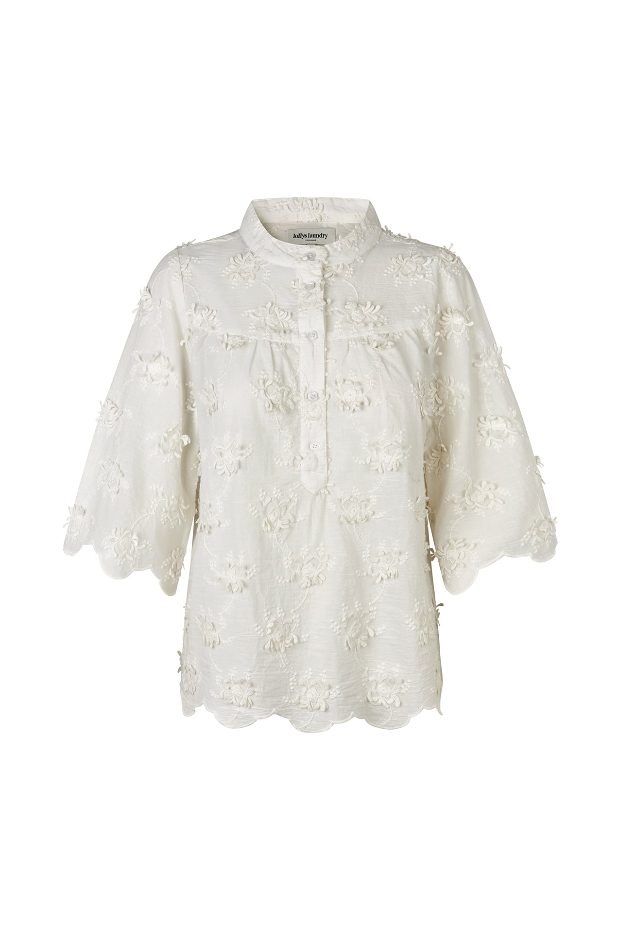 Lollys Laundry LouiseLL Blouse SS Blouse 02 Creme