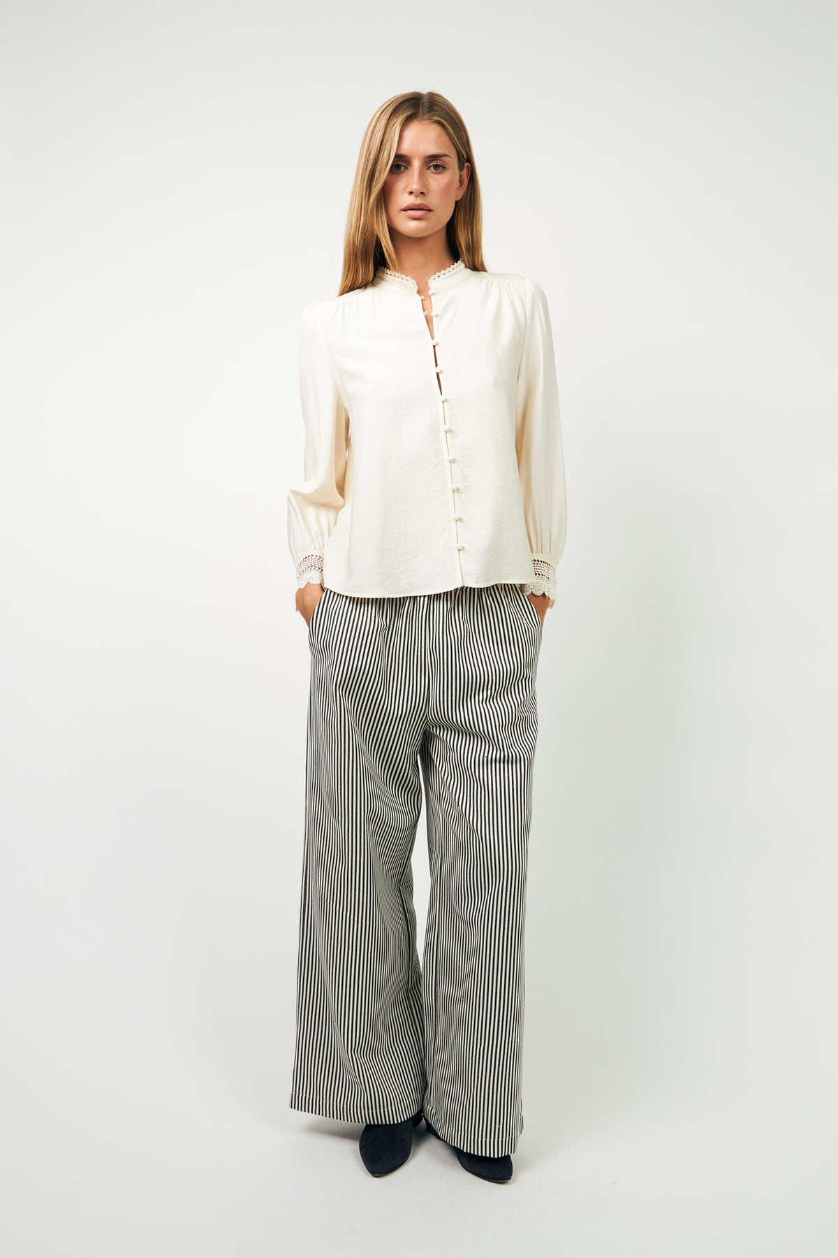 Lollys Laundry LuceLL Skjorte Shirt Creme