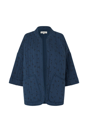 Lollys Laundry LuluLL Jacket 3/4 Kimono Mørkeblå