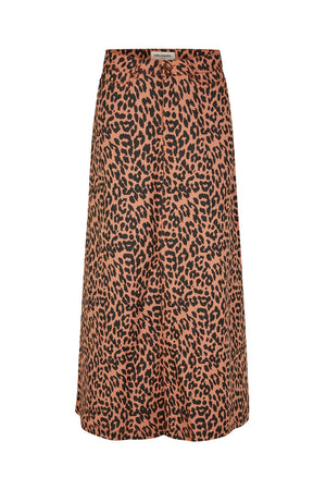 Lollys Laundry LunaLL Maxi Nederdel Skirt Leopardprint