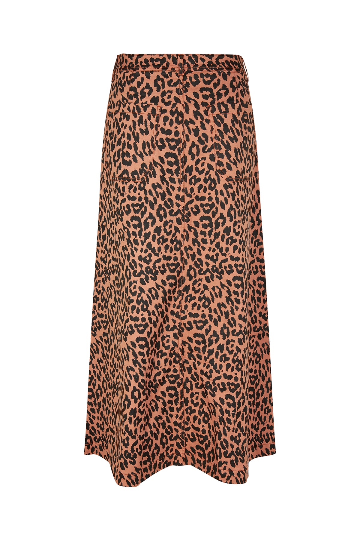 Lollys Laundry LunaLL Maxi Nederdel Skirt Leopardprint