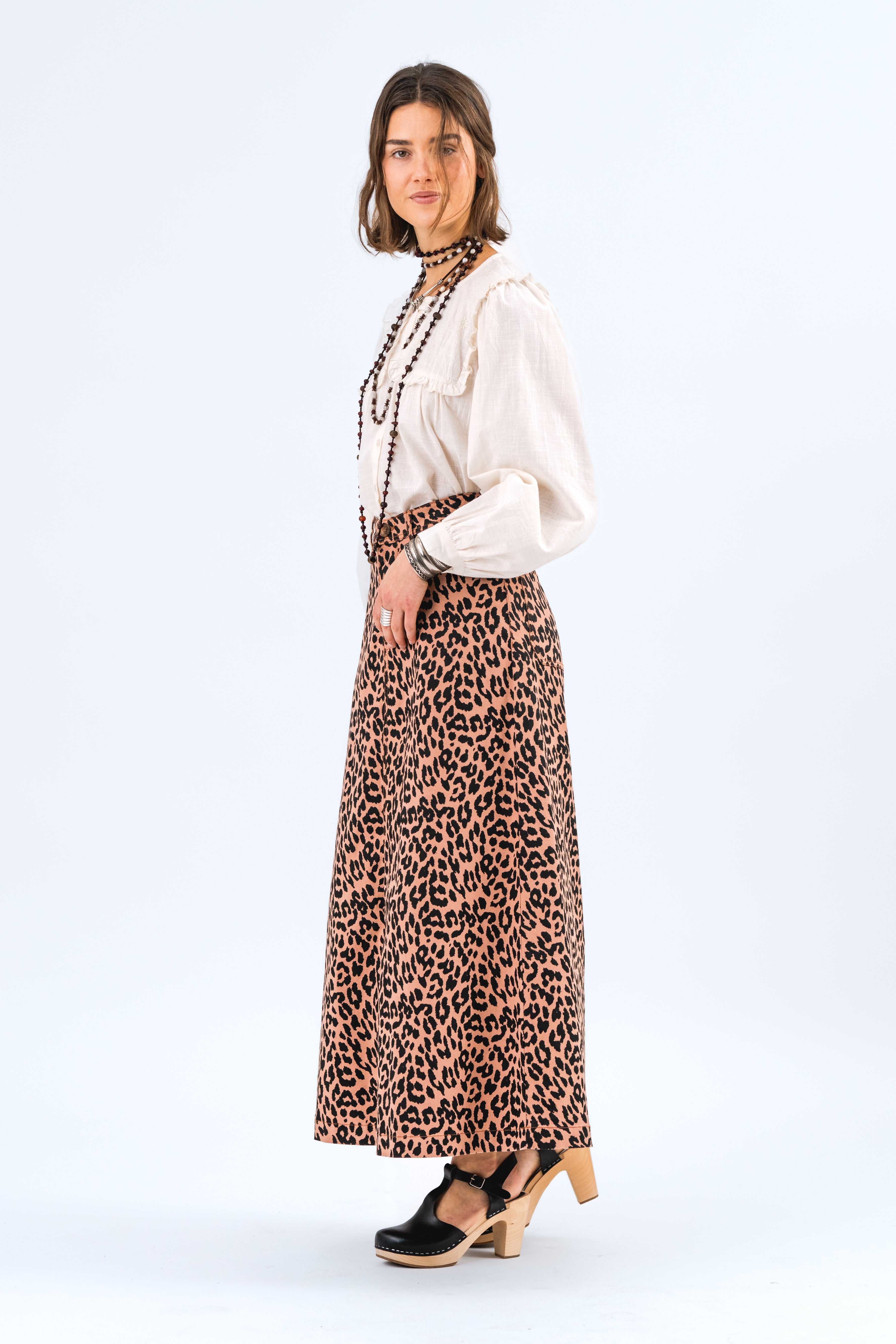 Lollys Laundry LunaLL Maxi Skirt Skirt 72 Leopard Print