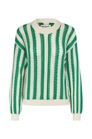 Lollys Laundry LusaLL Striktrøje Jumper Grøn