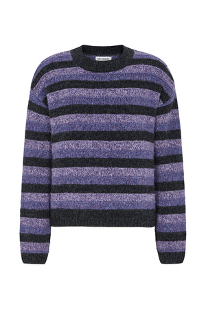 Lollys Laundry MacieLL Strikpullover Jumper Lavendel