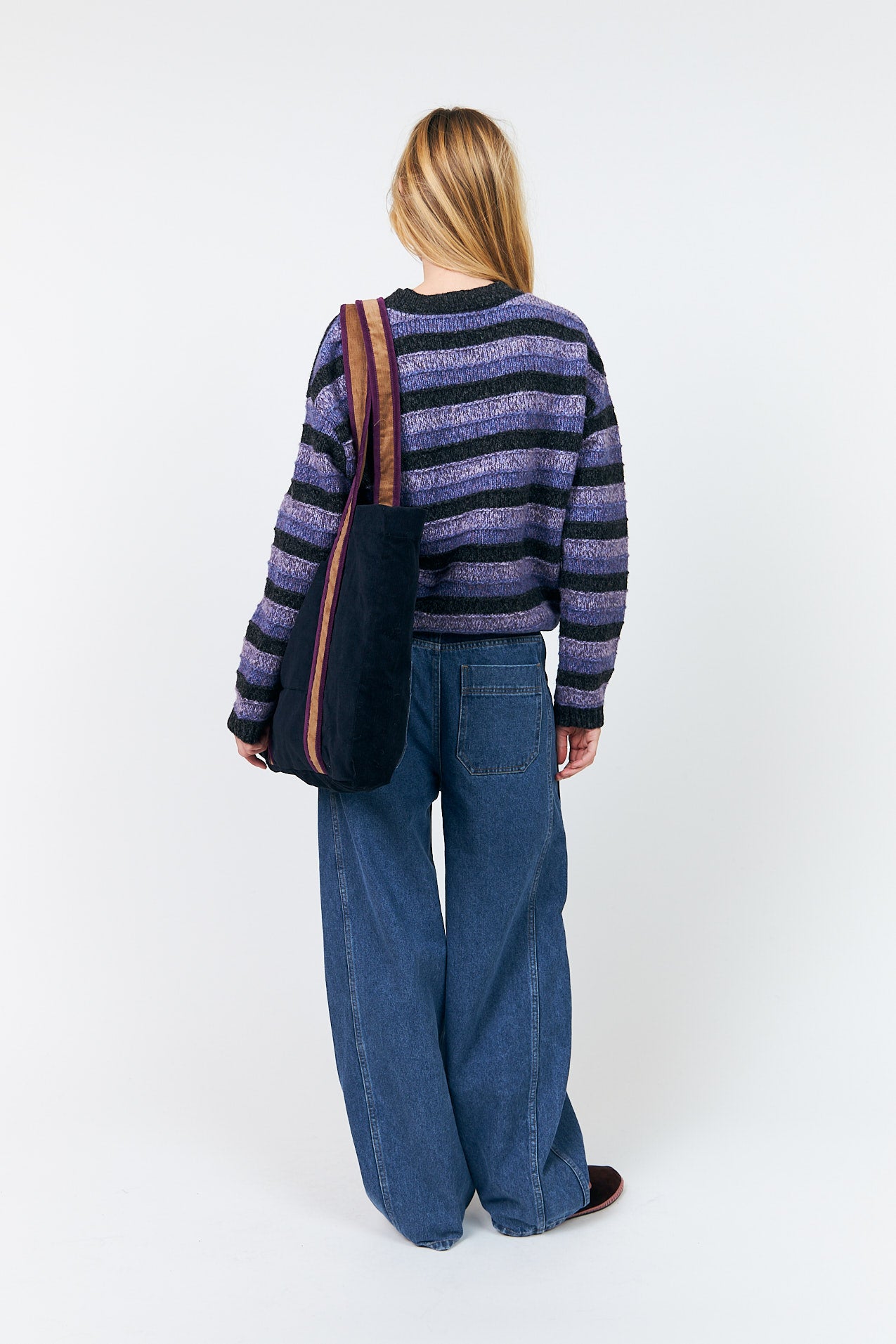 Lollys Laundry MacieLL Strikpullover Jumper Lavendel