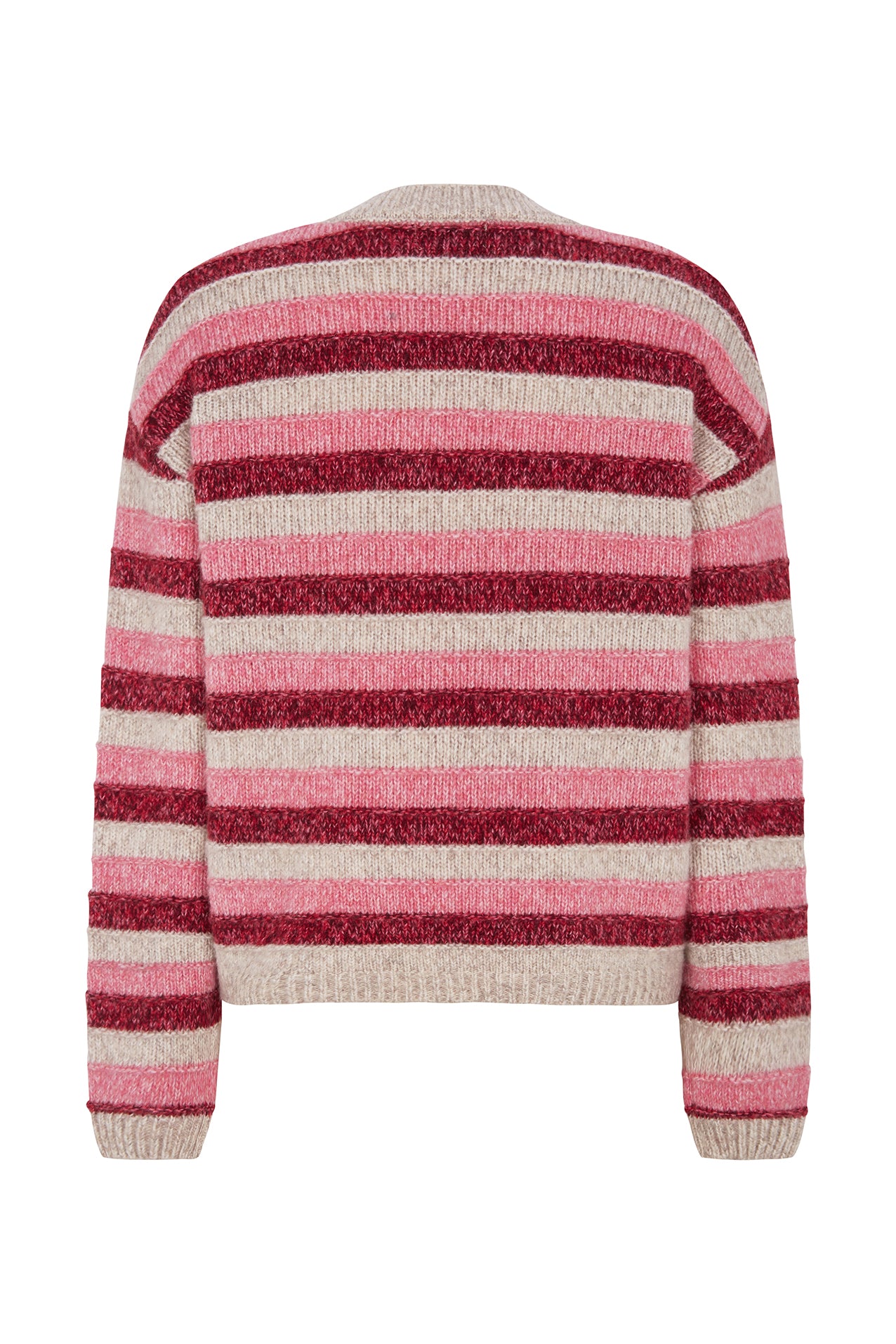 Lollys Laundry MacieLL Strikpullover Jumper Pink