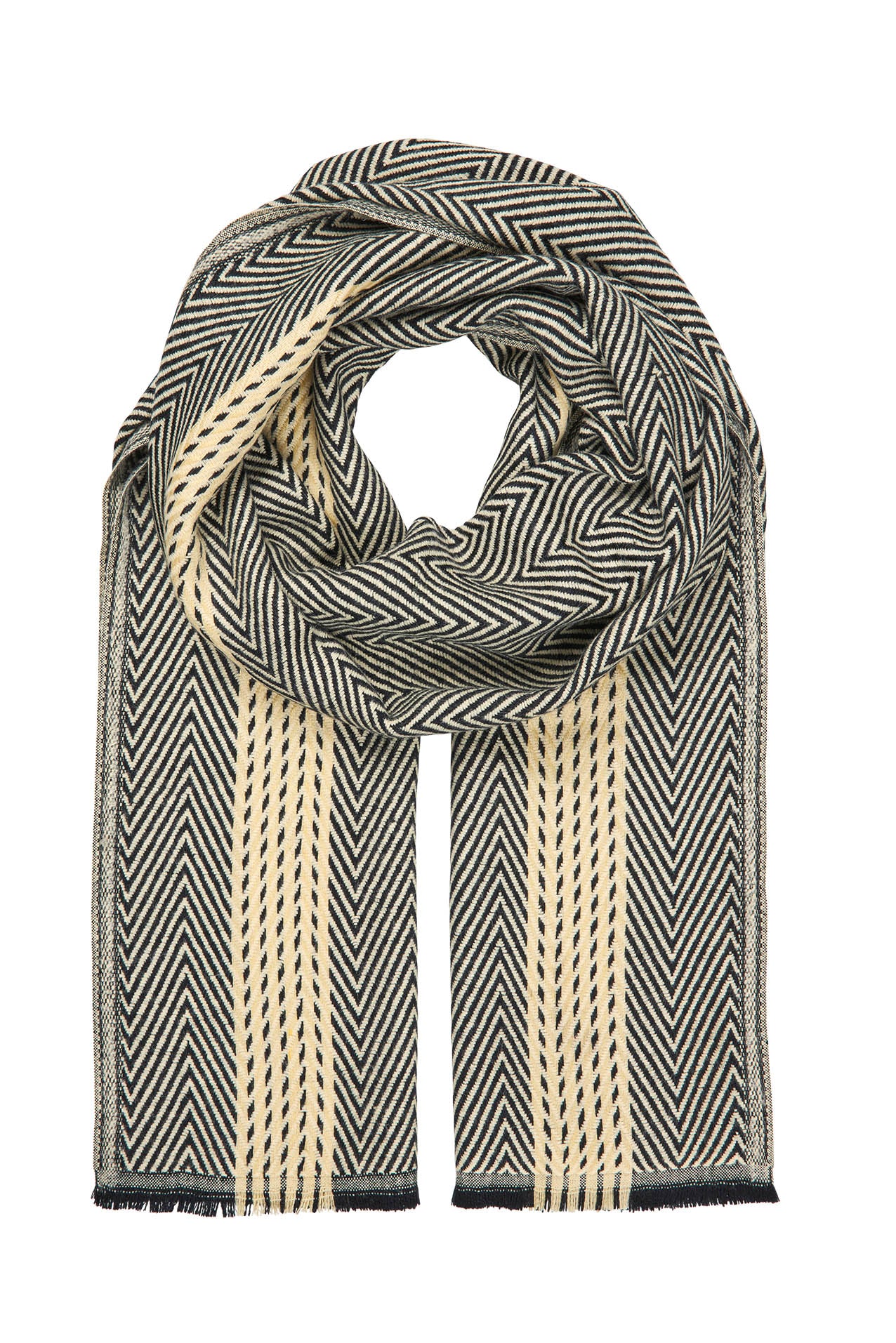 Lollys Laundry MarjaLL Tørklæde Accessories Creme