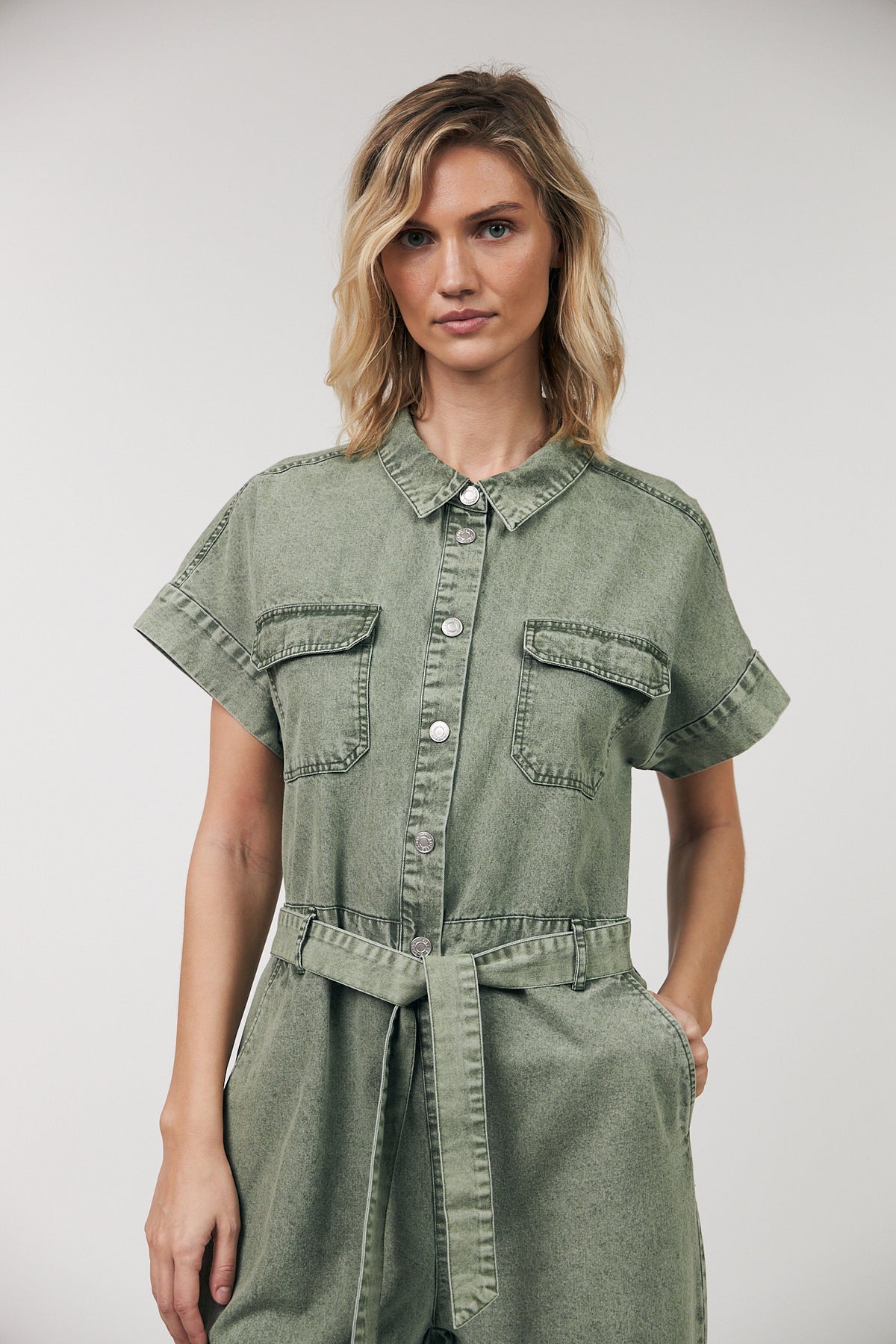 Lollys Laundry MathildeLL Jumpsuit Jumpsuit Støvet grøn