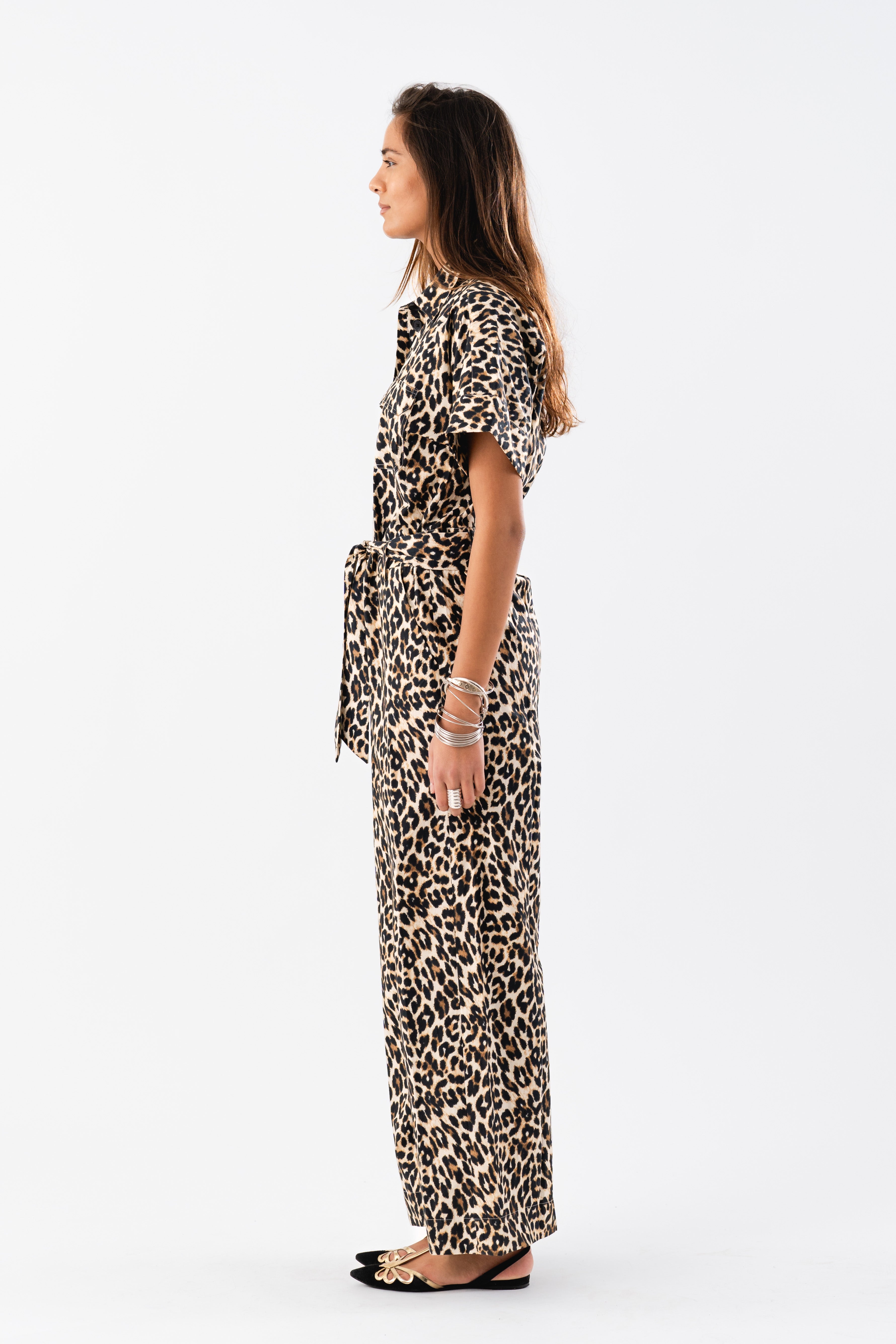 Lollys Laundry MathildeLL  Jumpsuit SS Jumpsuit 72 Leopard Print