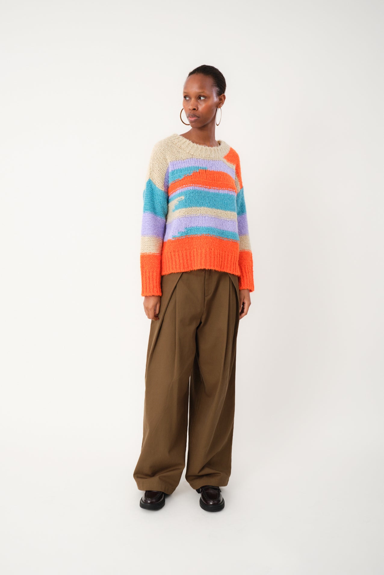Lollys Laundry MaximaLL Strik Jumper Jumper 30 Red